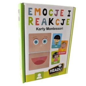 Montessori. Fiszki Emocje i reakcje - Headu