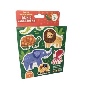 Puzzle Progresywne Dzikie Zwierzątka - Czuczu
