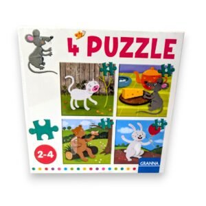 Puzzle z myszką – 4 układanki - Granna