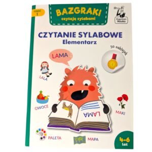 Bazgraki czytają sylabami 1. Elemntarz - K.Nauka
