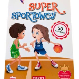 Kolorowanka z naklejkami. Super sportowcy