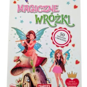 Kolorowanka z naklejkami z brokatem. Magiczne wróżki