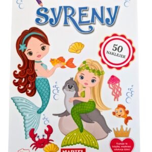 Kolorowanka z naklejkami. Syreny