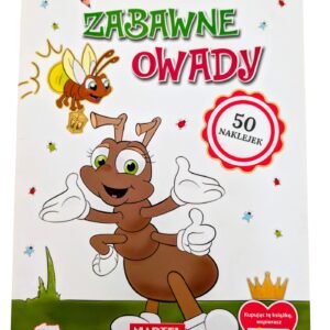 Kolorowanka z naklejkami. Zabawne owady.